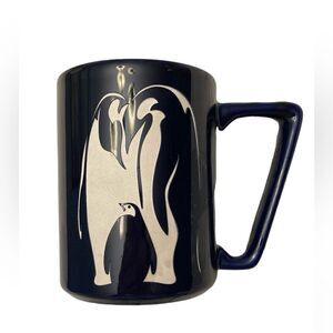 SeaWorld Vintage Dark Blue White Coffee Mug